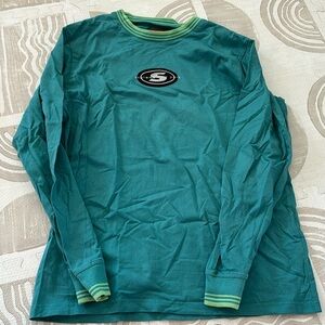 SUPREME FALL 2018 TURQUOISE AND GREEN TOP.